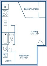 A 1024 floor plan