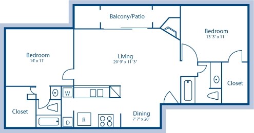 Unit 2103 2103 floor plan