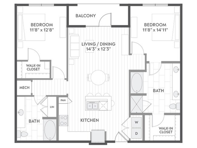 Unit 1-231 1-231 floor plan