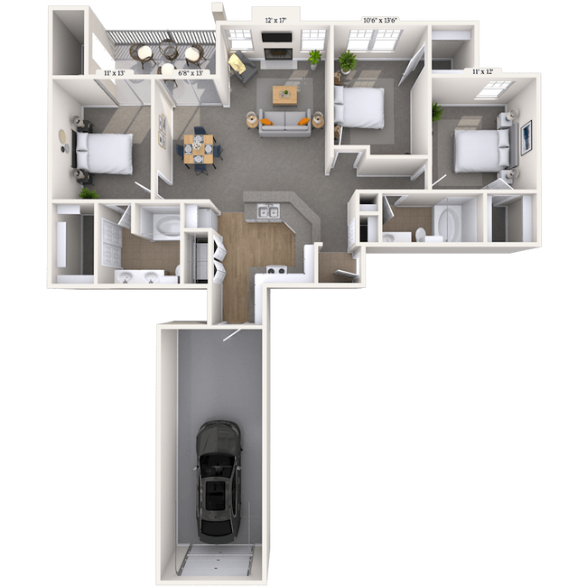 Unit 282833 282834 floor plan
