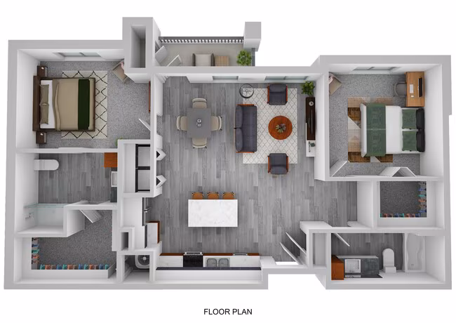 Unit Building B-1308 Building B-1308 floor plan