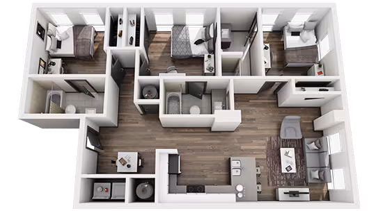Unit Private Private floor plan