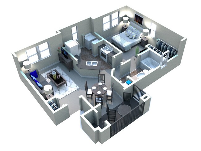 1x1 1811 floor plan