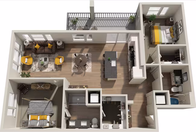 B2 3401 floor plan