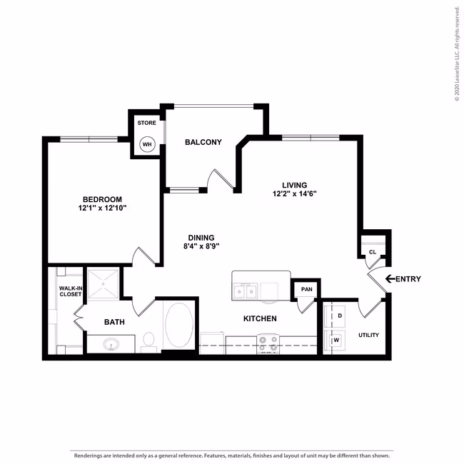 Unit 24-304 19-305 floor plan