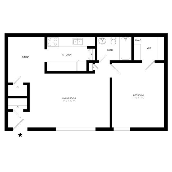 Maple 2-317C floor plan