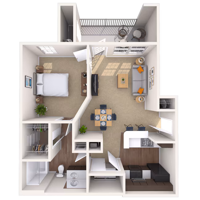 Unit 1414306 1414103 floor plan