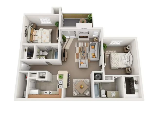 B4 409 floor plan