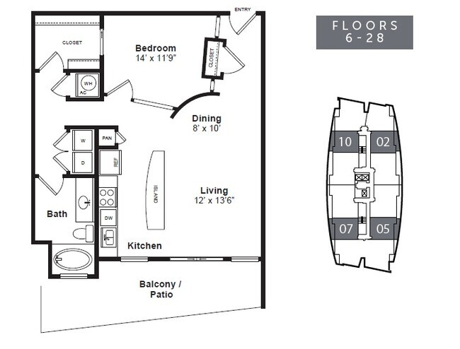 Unit 2707 2707 floor plan