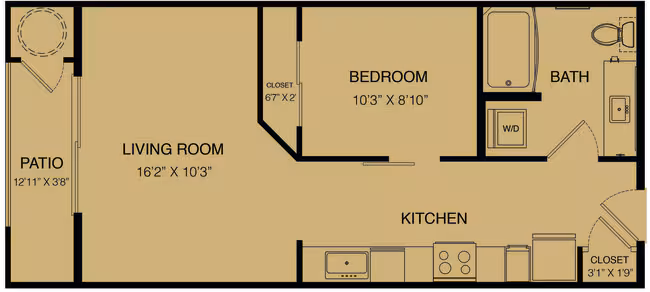 Unit 1304 9207 floor plan