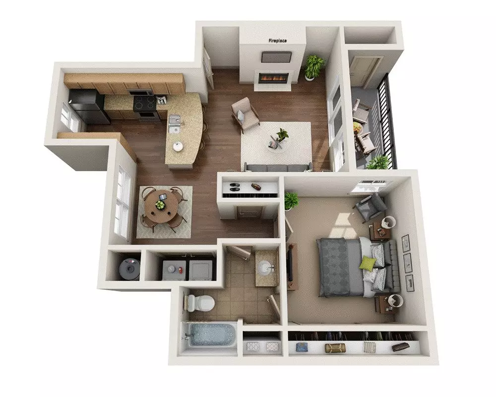 Unit 1104 1104 floor plan