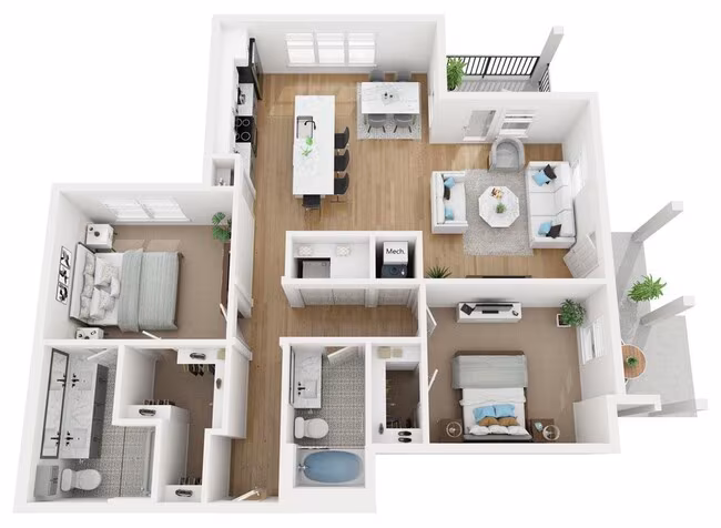 B1-M 3103 floor plan