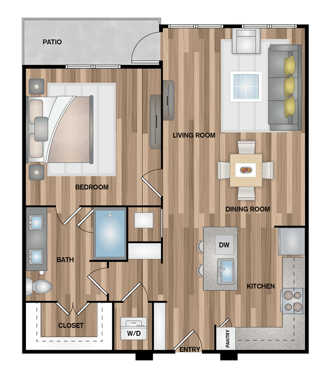 Unit 1236 1236 floor plan