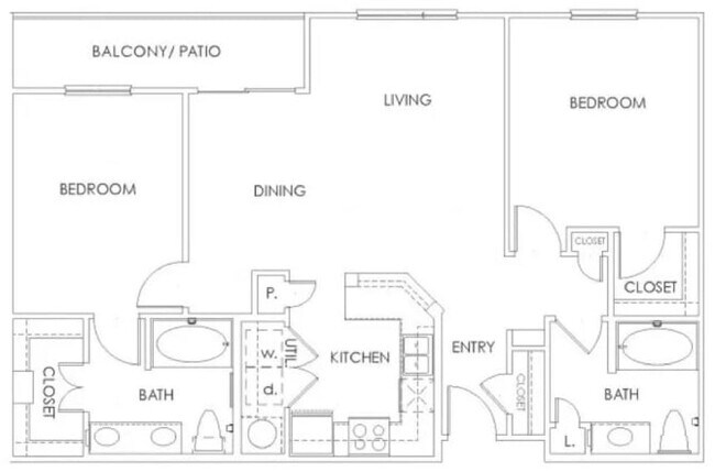 Unit 1404 1404 floor plan