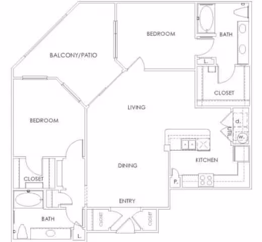 Unit 5201 4107 floor plan