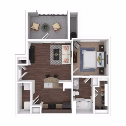 Unit 4106 7304 floor plan