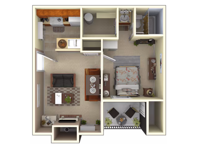 Unit 905 214 floor plan