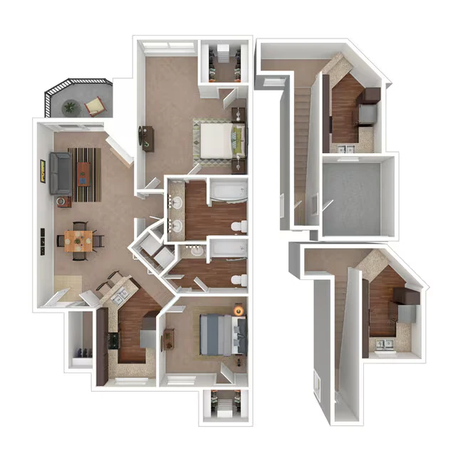 2B-R 1704 floor plan