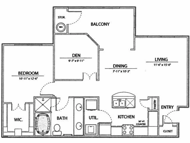 A3 13-303 floor plan