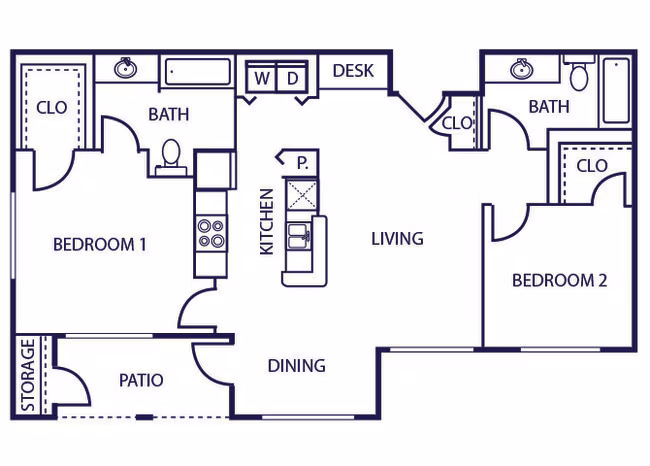 Unit 5307 5307 floor plan