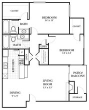 Brixton 1402 floor plan