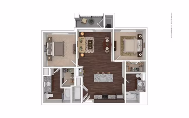 Unit 536 713 floor plan