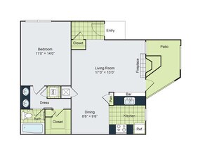 A4 1801 floor plan