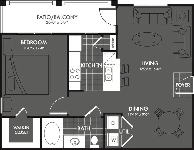 Unit 432 432 floor plan