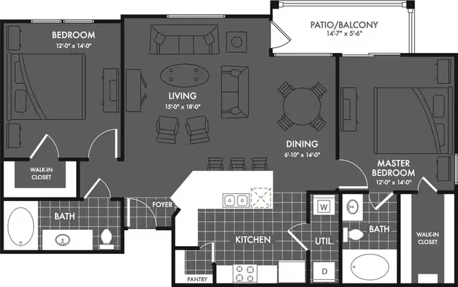 B2 1222 floor plan