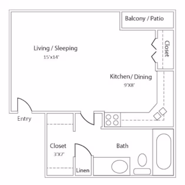Unit 155 131 floor plan