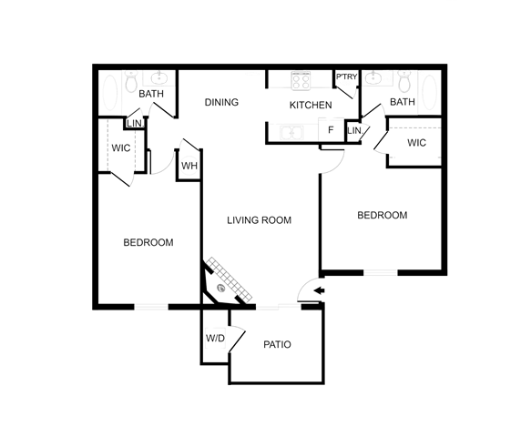 Unit 2301 2302 floor plan
