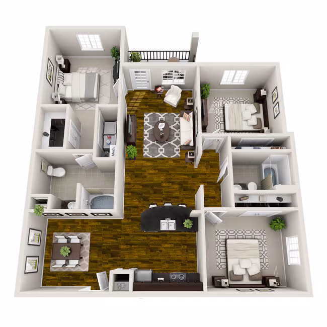 Unit 11106RR 1200RR floor plan
