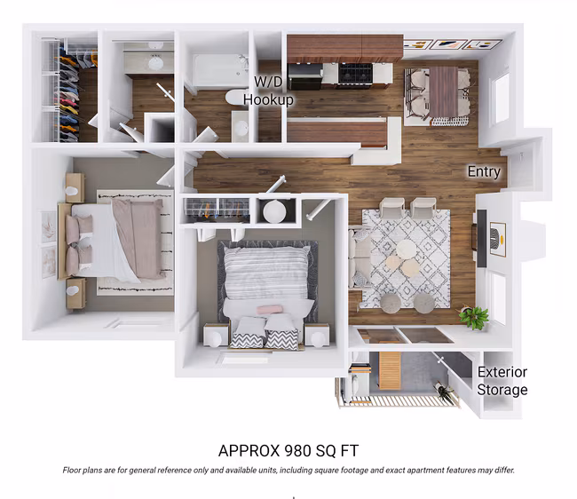 Unit 4006 2205 floor plan