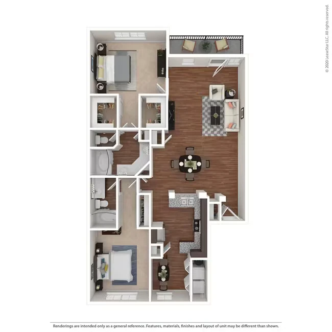 2B 1115 floor plan