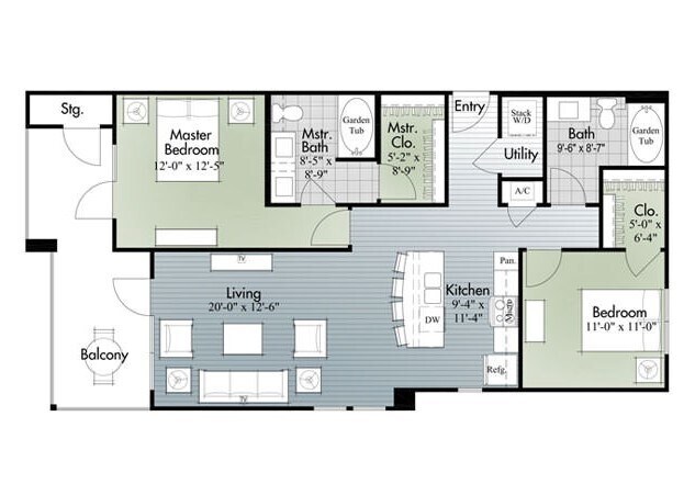 Unit 4310 4310 floor plan