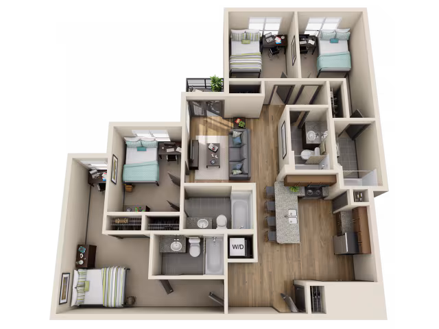 Unit Private Private floor plan