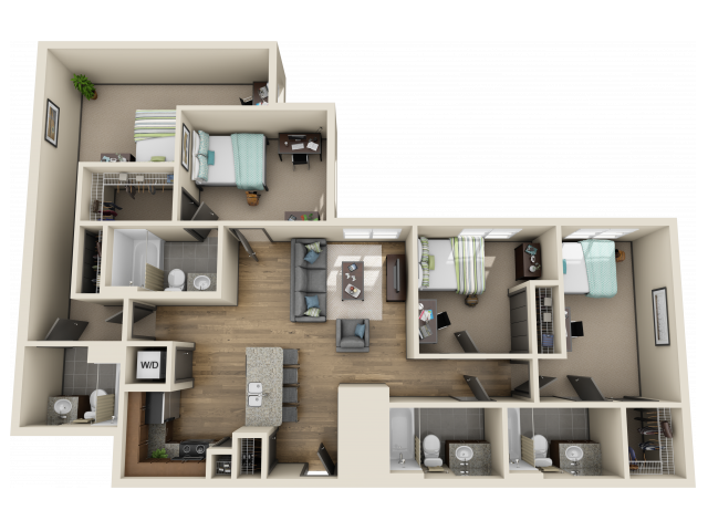 Unit Private Private floor plan