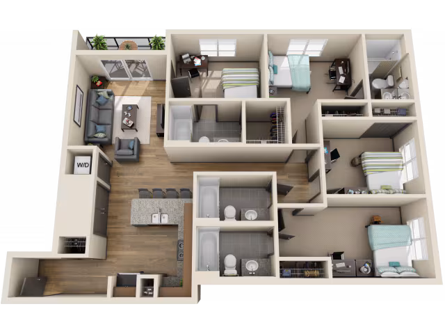 Unit Private Private floor plan
