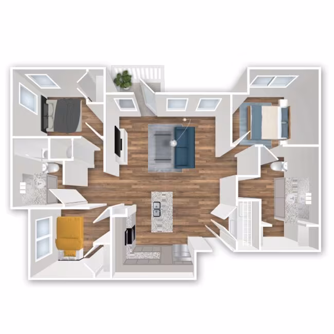 Unit 2515 2515 floor plan