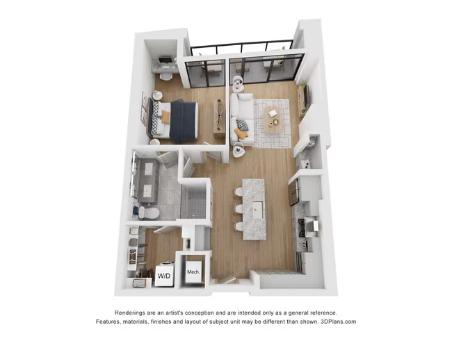 A1 2313 floor plan