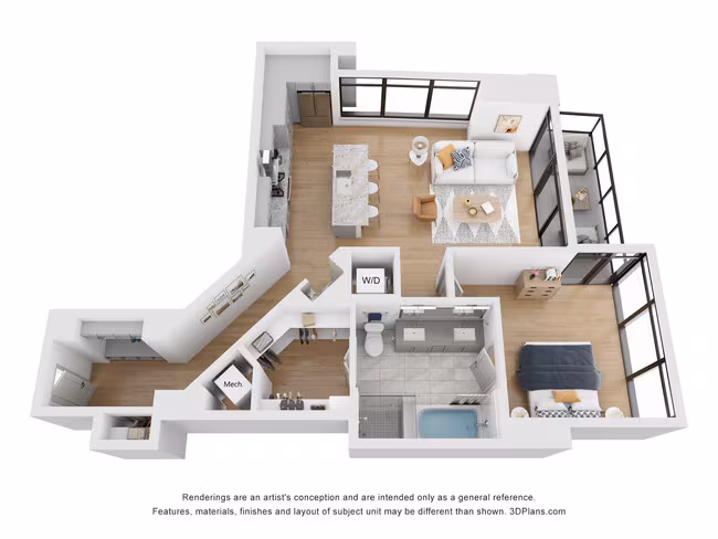 Unit 2219 2219 floor plan