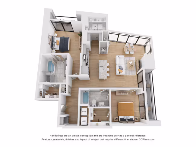 Unit 2116 2116 floor plan