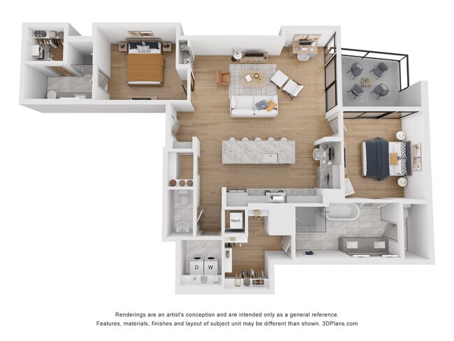 Unit 2418 2418 floor plan
