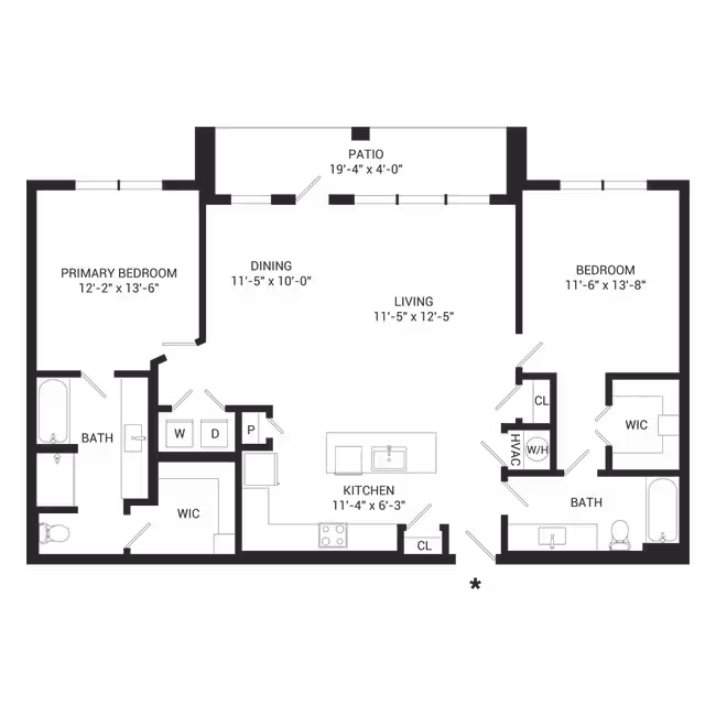 Unit 06-206 03-206 floor plan