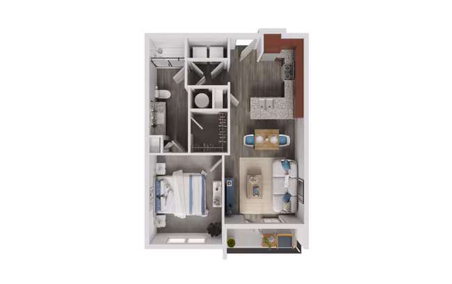 Unit 3303 6206 floor plan