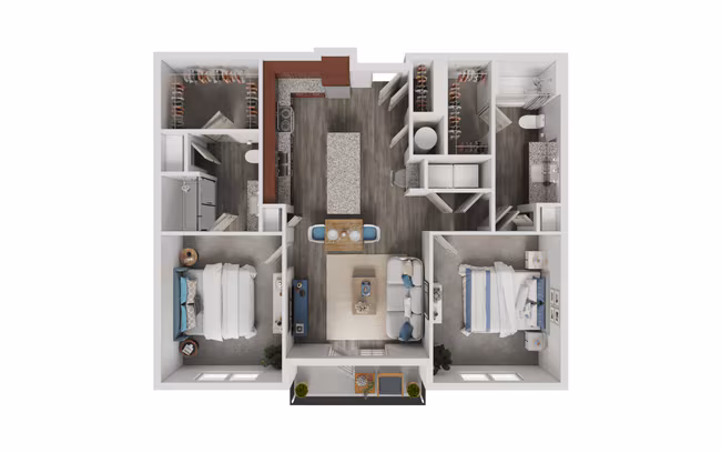 Unit 6308 6204 floor plan