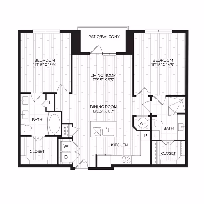 Unit 1219 1219 floor plan