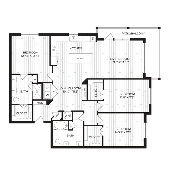 Unit 2226 2226 floor plan