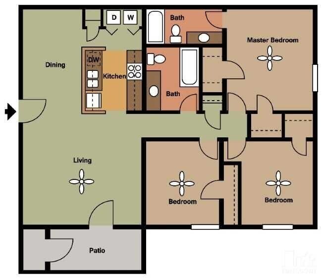 Unit 9202 9302 floor plan