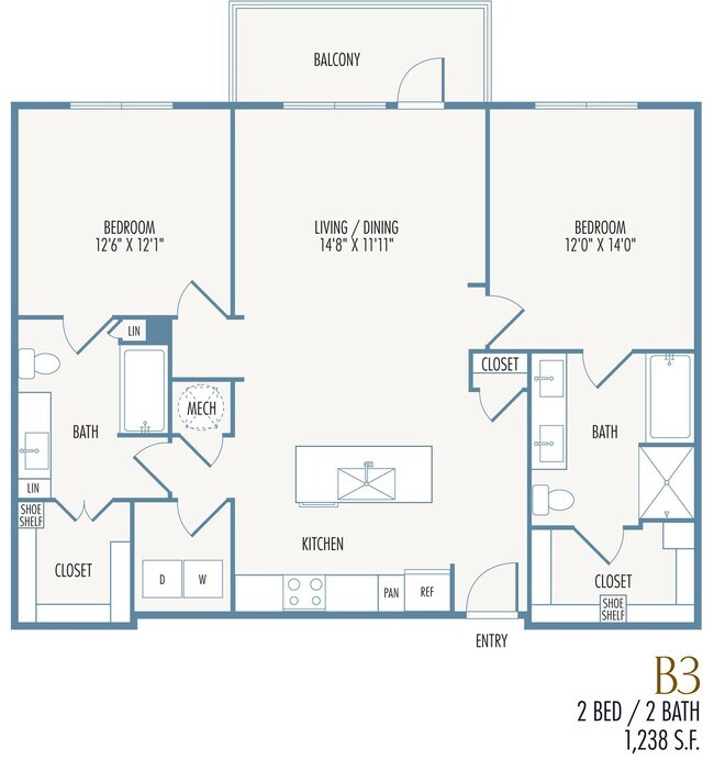 Unit 1-3104 1-2181 floor plan